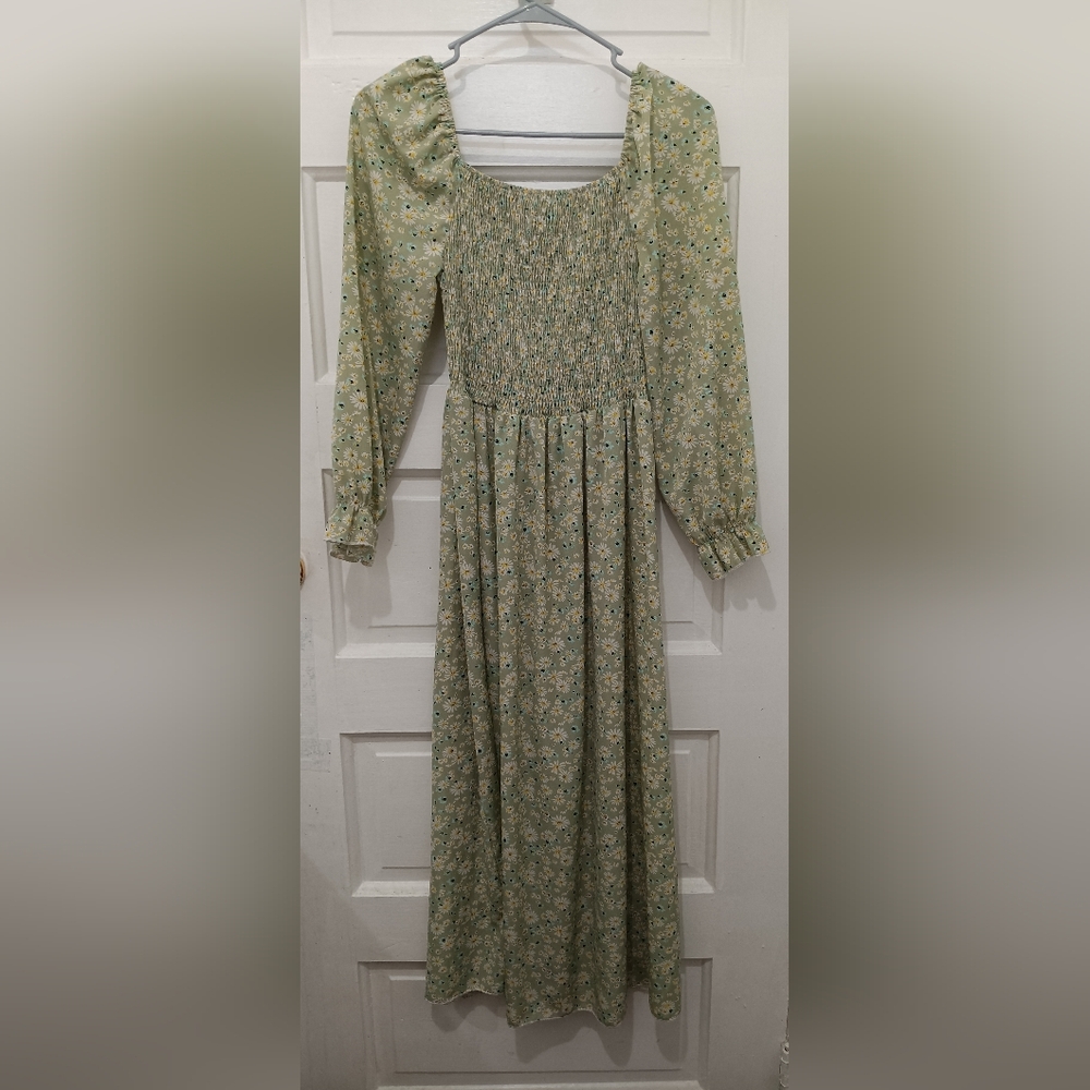 Floral Long Sleeve Dress